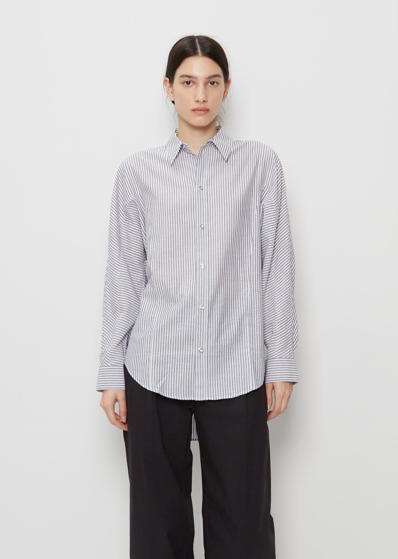 Block Viscose Blend Shirt – La Garçonne