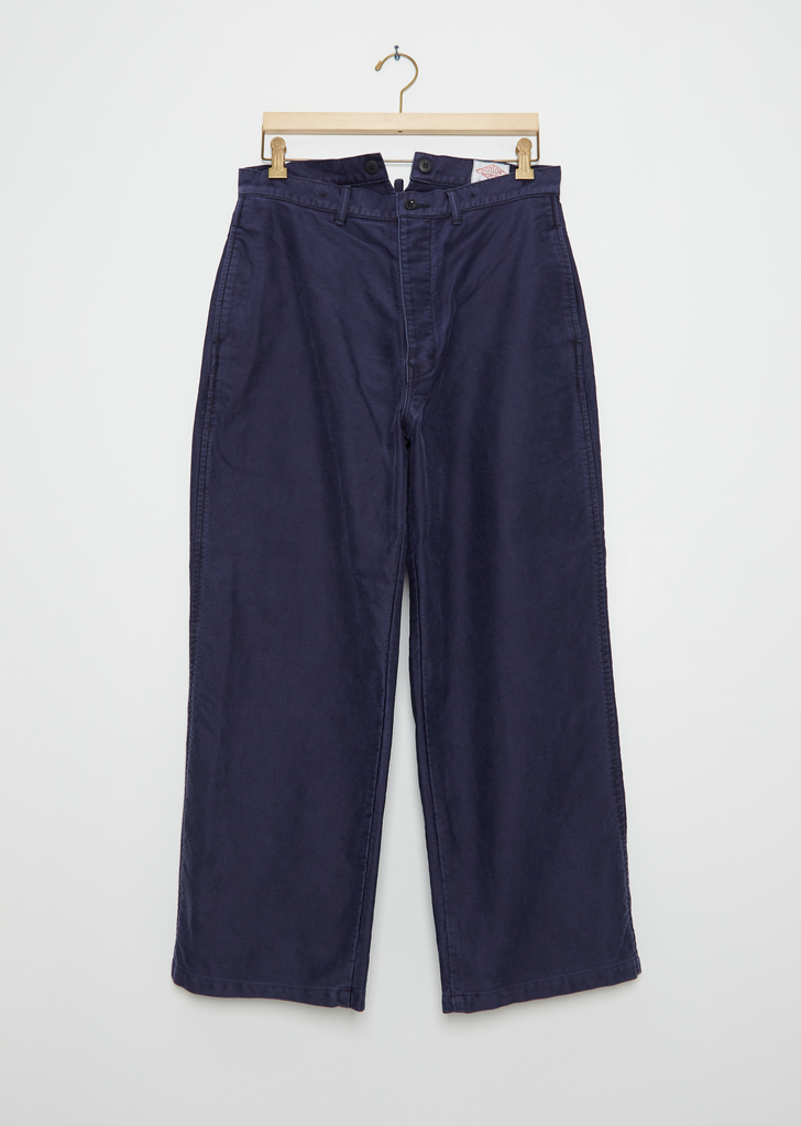 Unisex French Cotton Pants — Navy