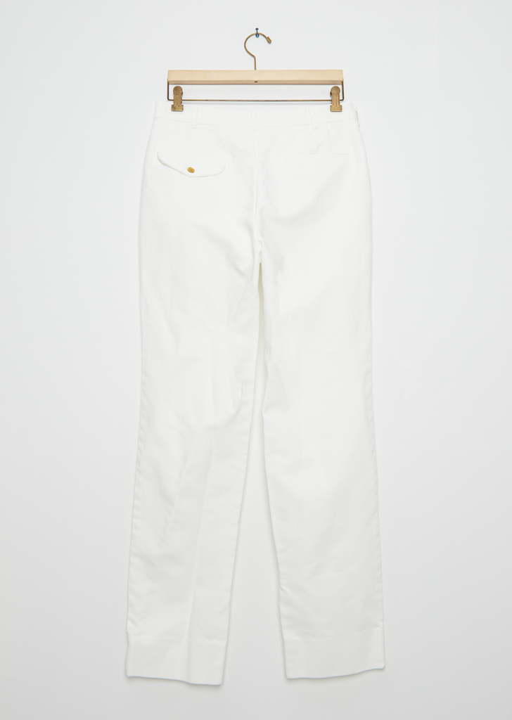 Slim Washed Poly Trouser