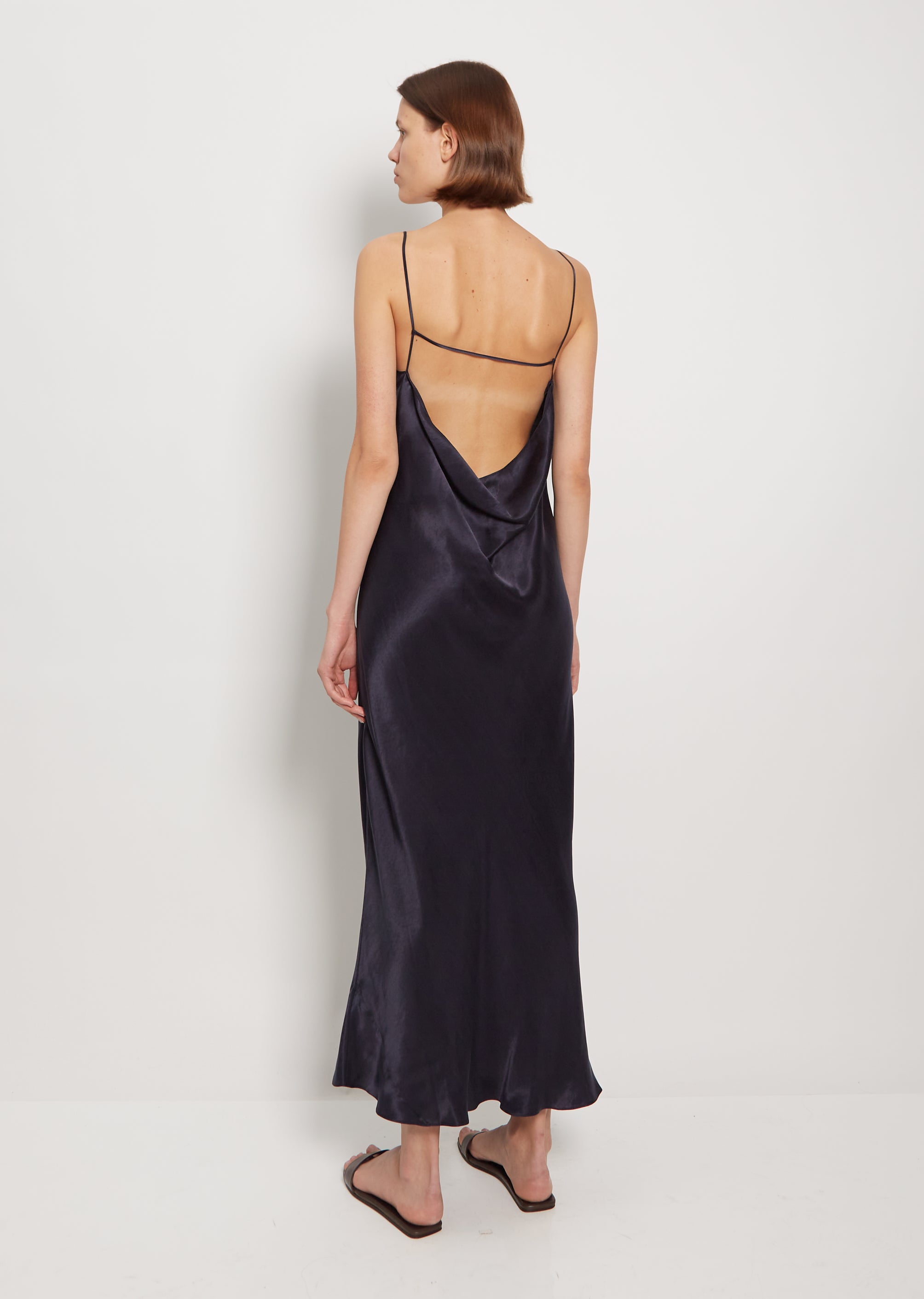 the row backless dress the row backless dress Beffy Cupro Dress La Garonne