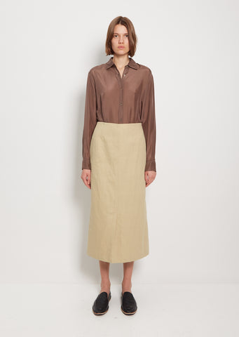Sheelams Cotton Linen Skirt