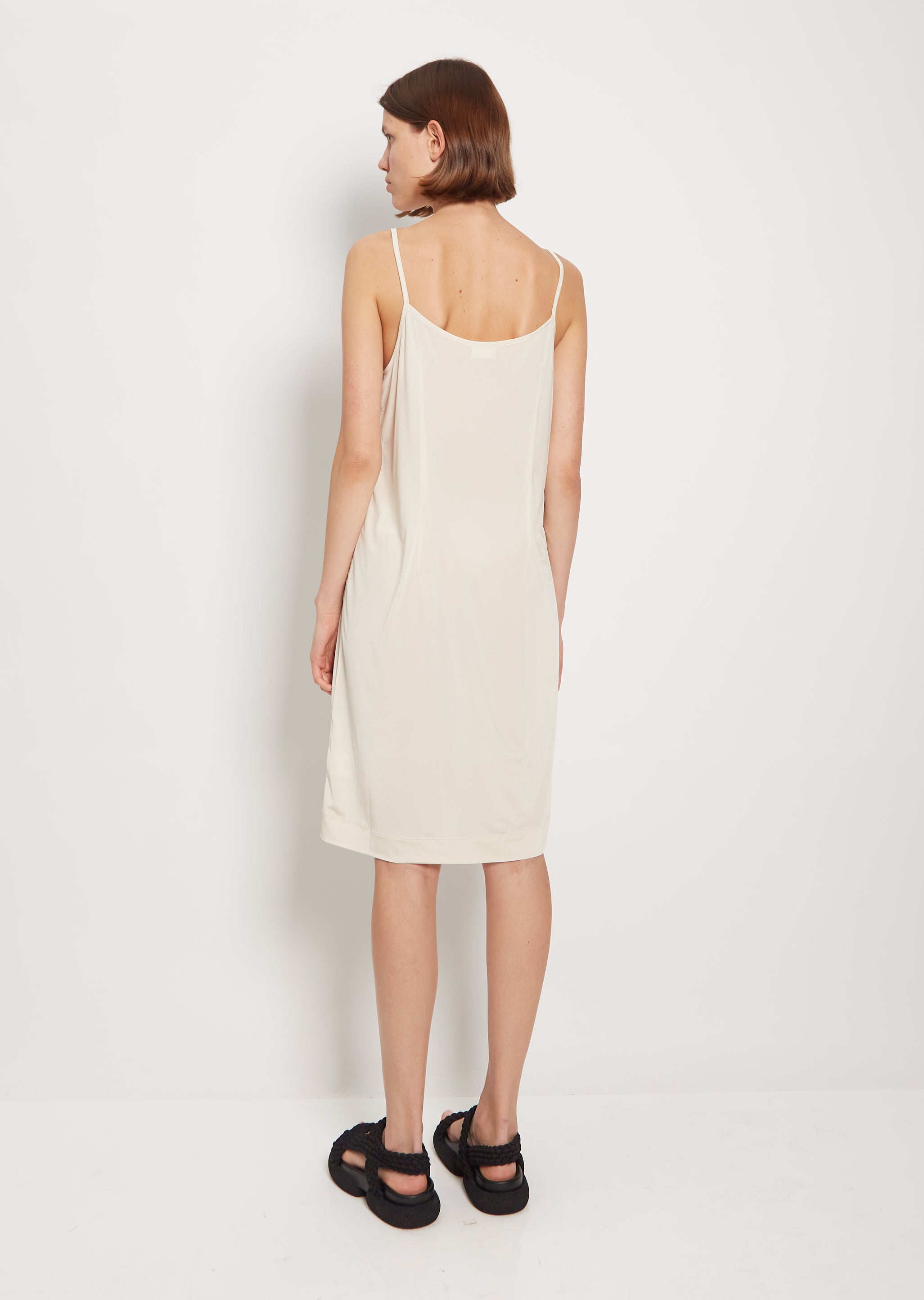 Hunia Poly Dress Ecru La Garonne Hunia Poly Dress Ecru La Garonne