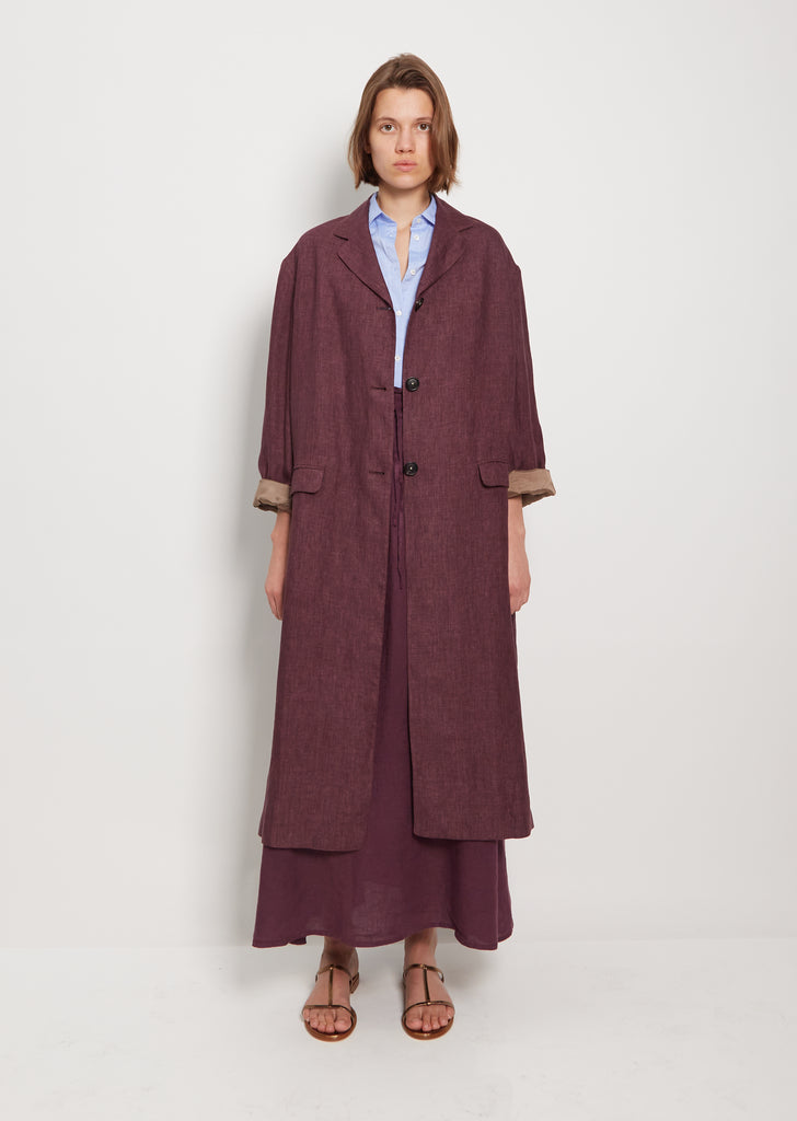 Natalie Linen Coat