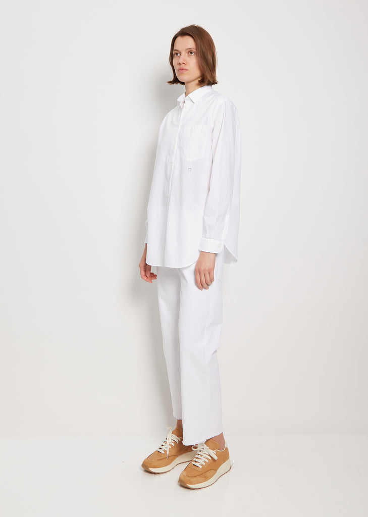 Uma Oxford Cotton Shirt — Bianco