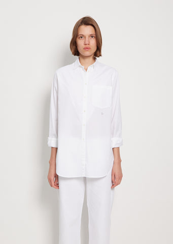 Uma Oxford Cotton Shirt — Bianco