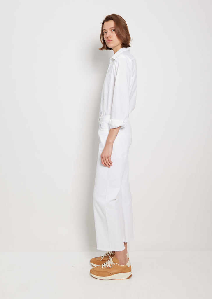 Alosa Cotton Pant — Bianco