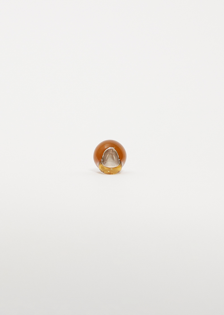 Glass Ring — Amber