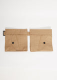 Cotton Gabardine Pocket Belt — Beige