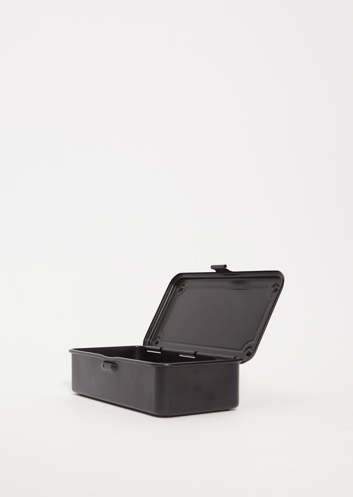 Steel Stackable Storage Box — Black
