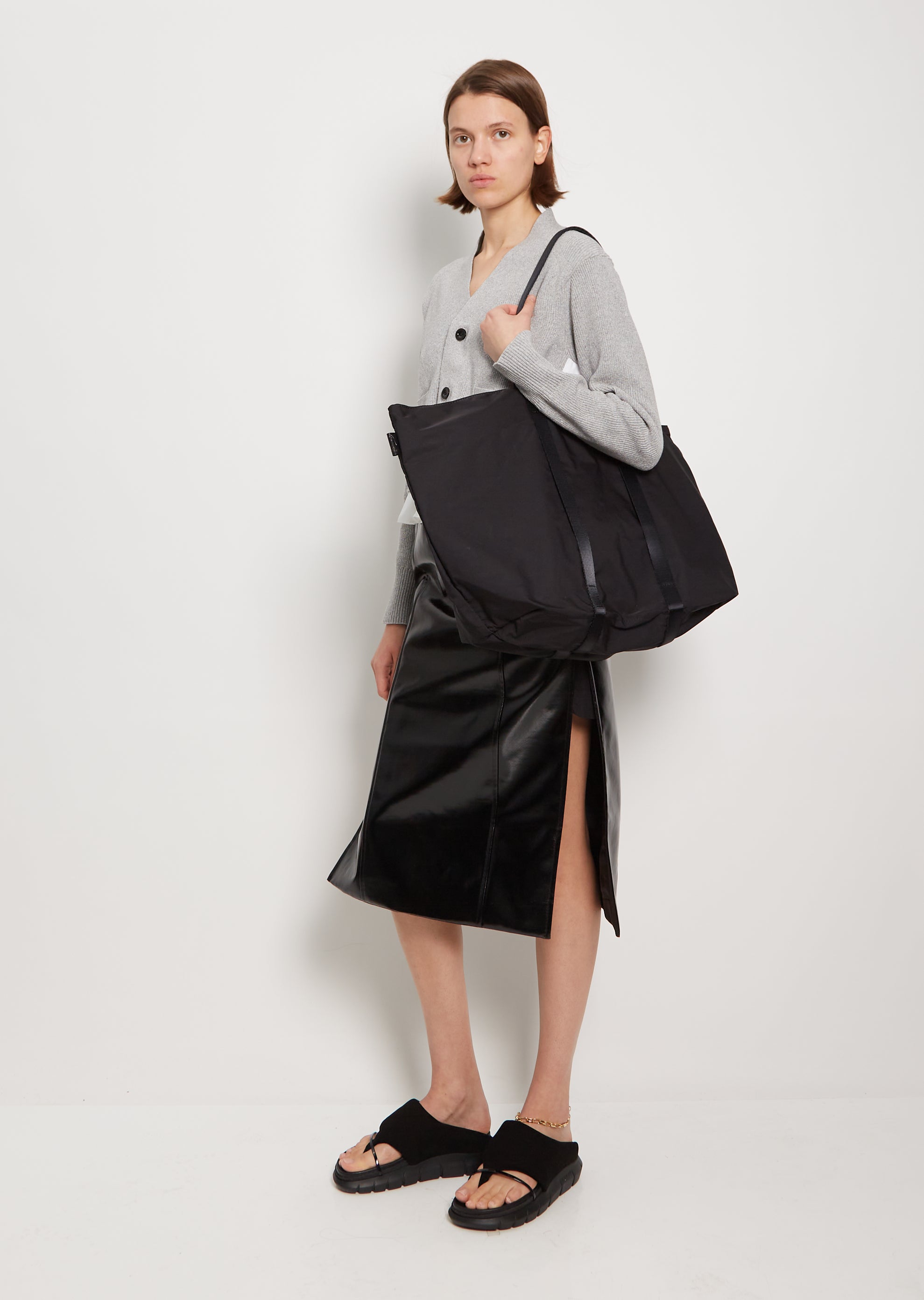 半額ストア Tote Gabardine Large – Garçonne La バッグ