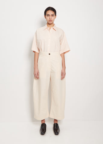 Chalco Crop Cotton Pant — Shell