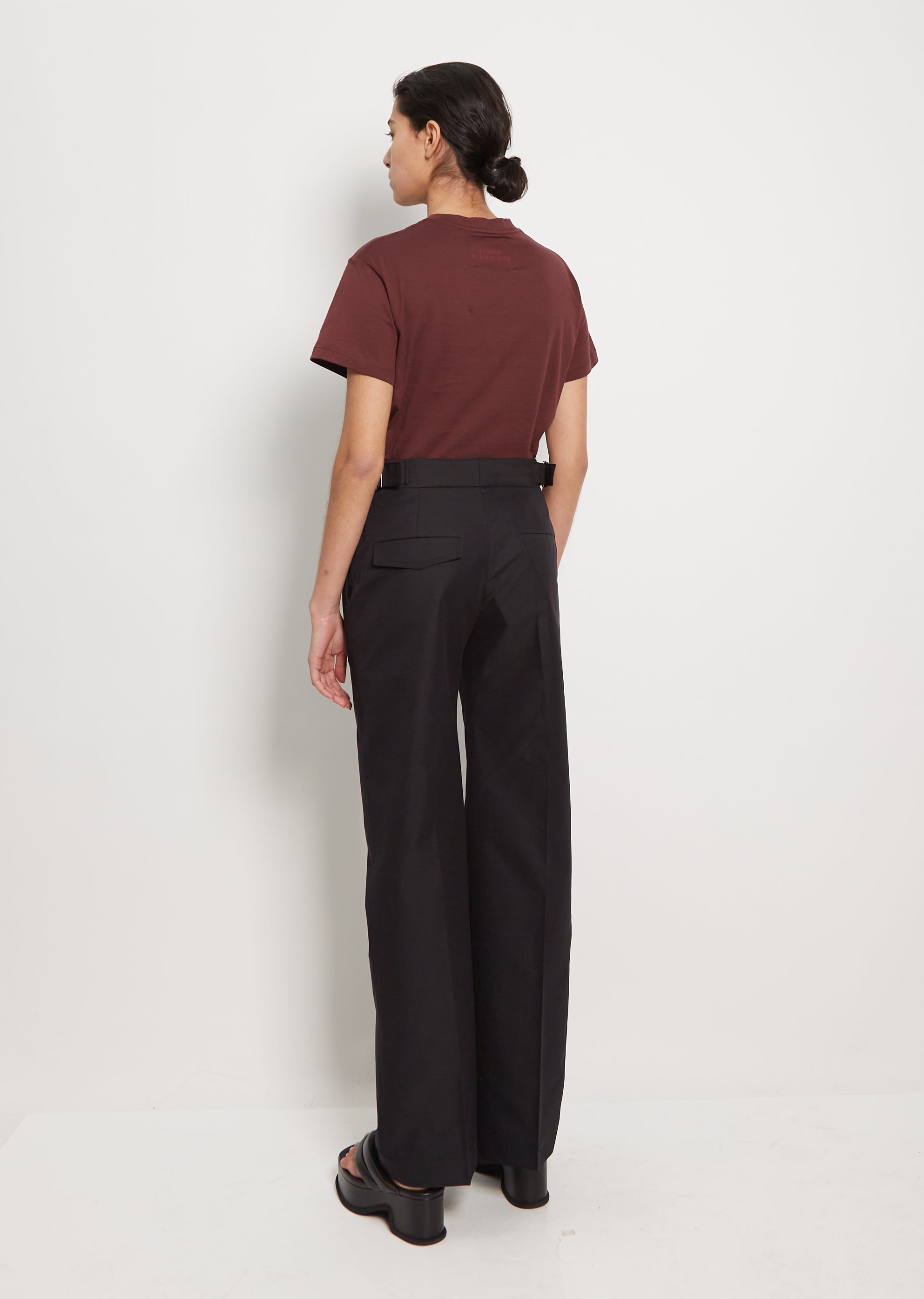 Reynosa Cotton Polyester Straight Trousers - 00 / Black