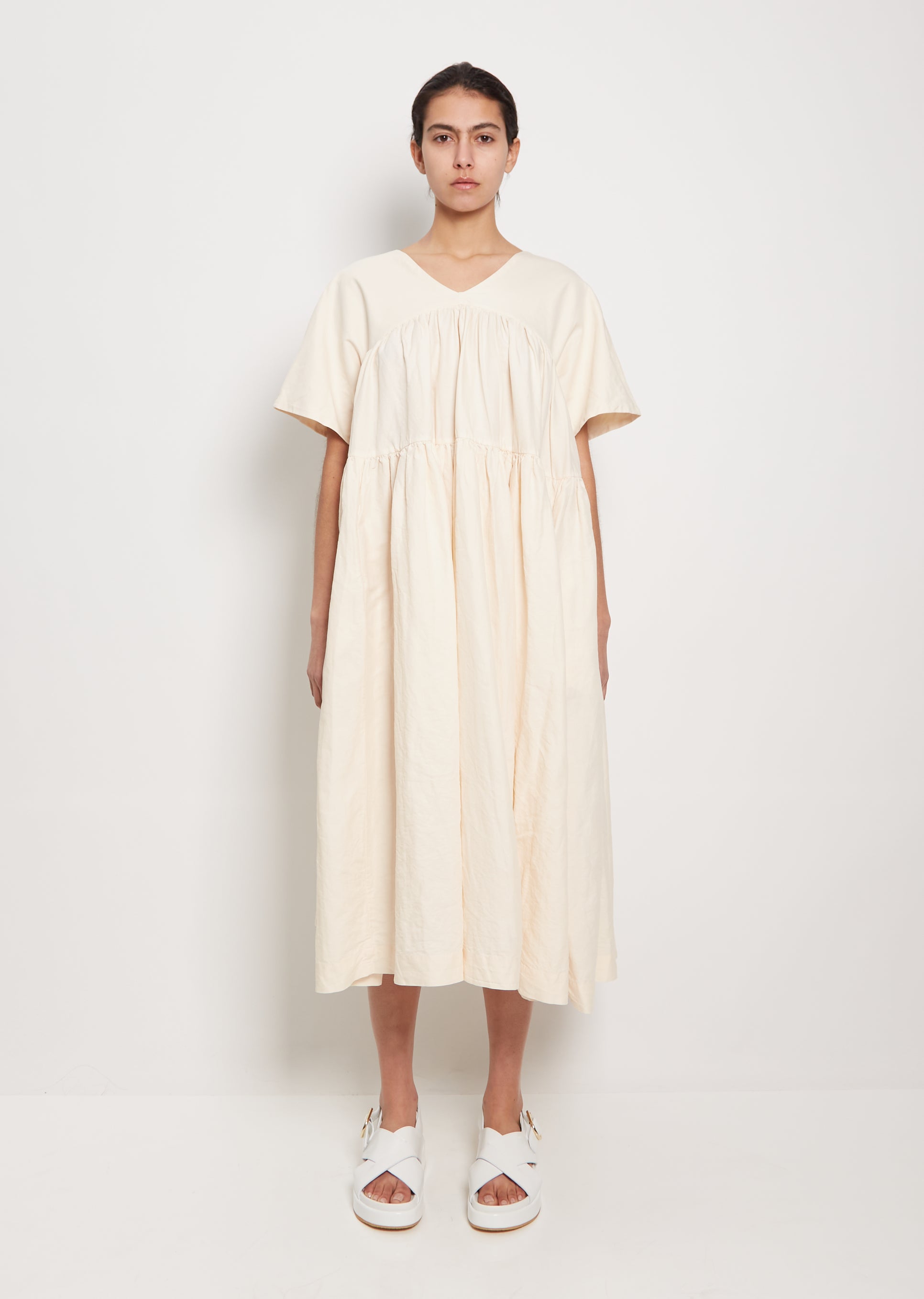Fine Ramie Cotton Elsa Dress – La Garçonne