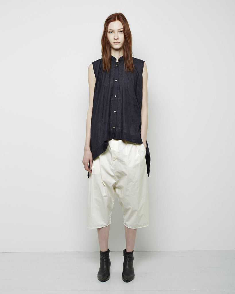 Perforated Cropped Trouser