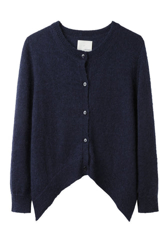 Curved Hem Cardigan