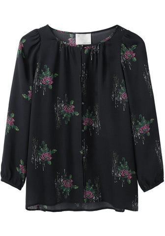 Raindrop Floral Top - CXL