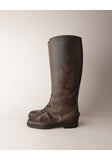 Tall Distressed Leather Boot