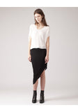 Angled Jersey Skirt
