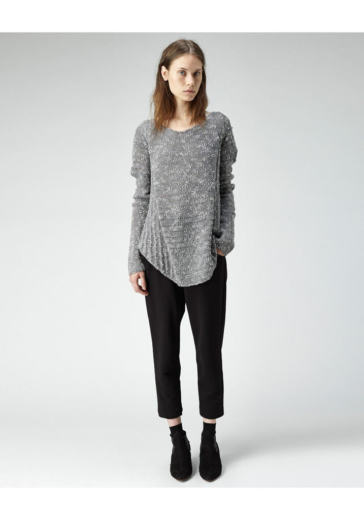 Caged Bouclé Pullover