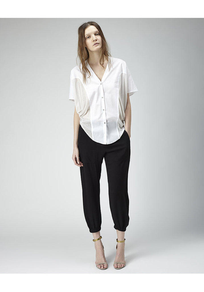 Cropped Cocoon Shirt