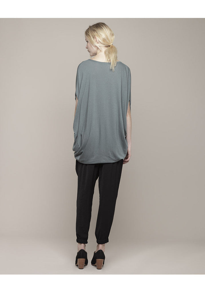 Feather Jersey Oversize Top