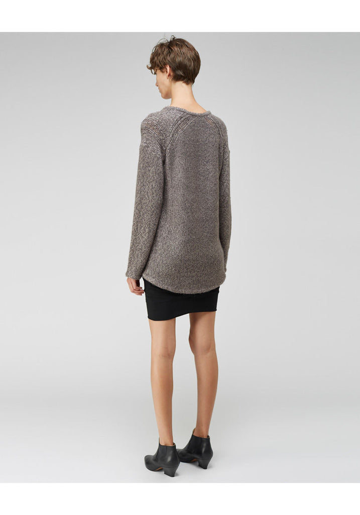 Marled Knit Pullover