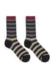 Multi-Stripe Crew Socks