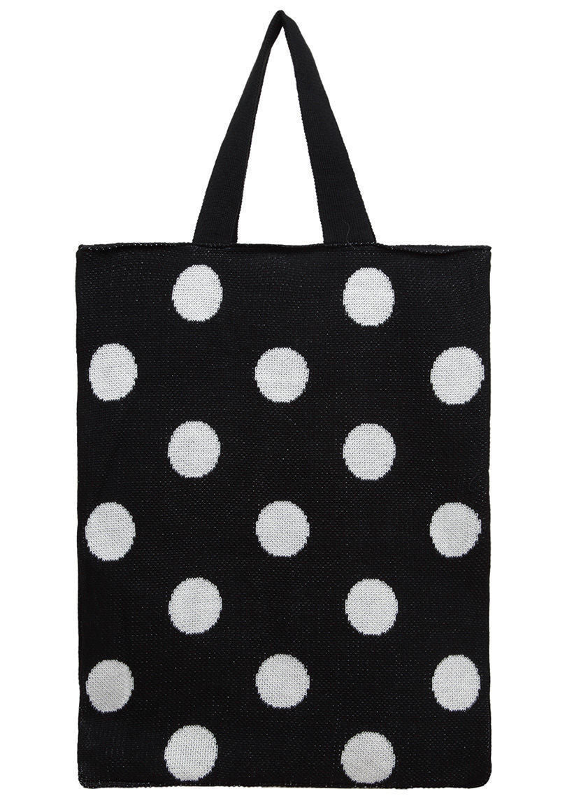 韓国商品/HAVE A WHALE polka dots tote bag Amazon.com: SDEGTHO MDATT white polka dot Beach Bags for