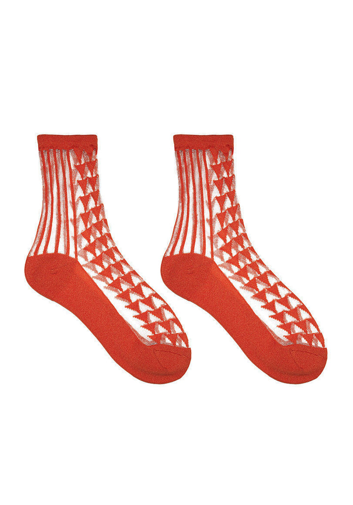 Sheer Triangle Socks