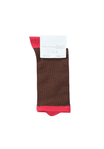 Silk Colorblock Socks