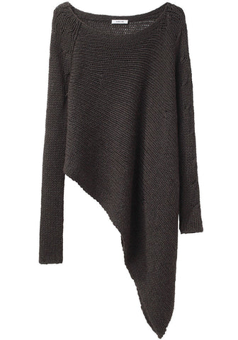 Asymmetric Hem Pullover
