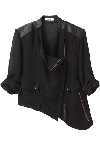 Asymmetric Zip Jacket