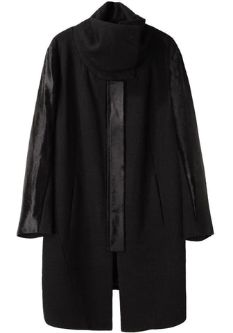 Willowed Felt Coat