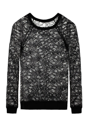 Lace Sweatshirt