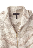 Aba Handknit Zip Sweater