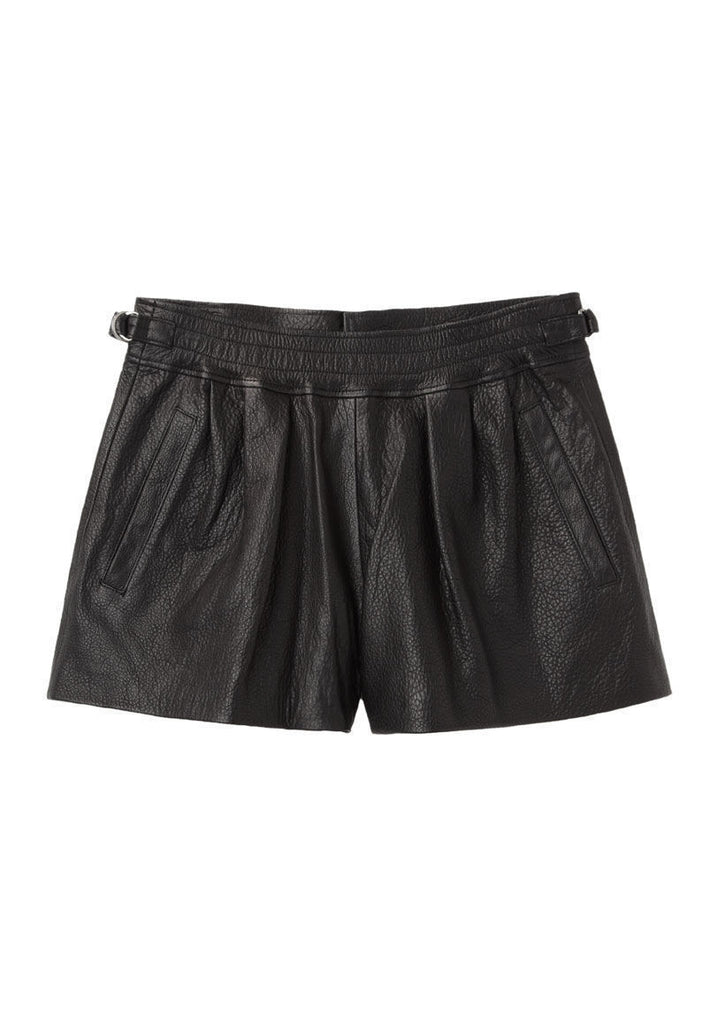 Abon Leather Shorts