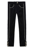 Bauer Cropped Pants with Piping