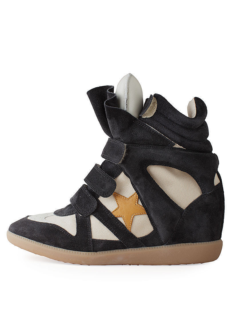 ISABEL MARANT ラシエンヘリッシュトフレイテットヘルト Bayley High-Top Sneaker – La Garçonne