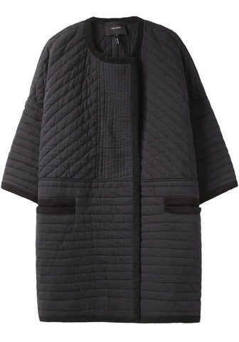 Coby Collarless Coat