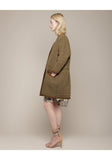 Coby Collarless Coat