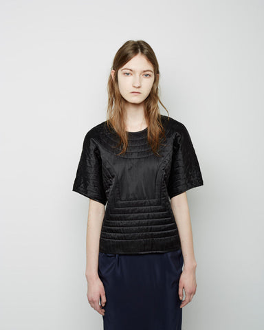 Landers Quilted Silk Top