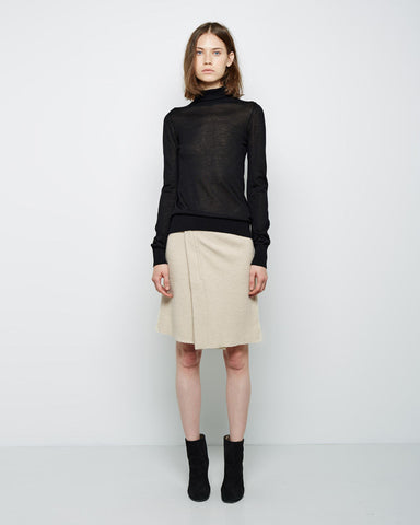 Kate Mini Wool Wrap Skirt