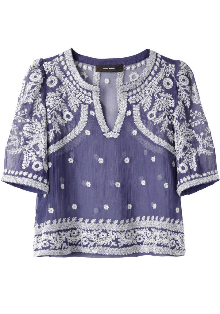 Leane Embroidered Top