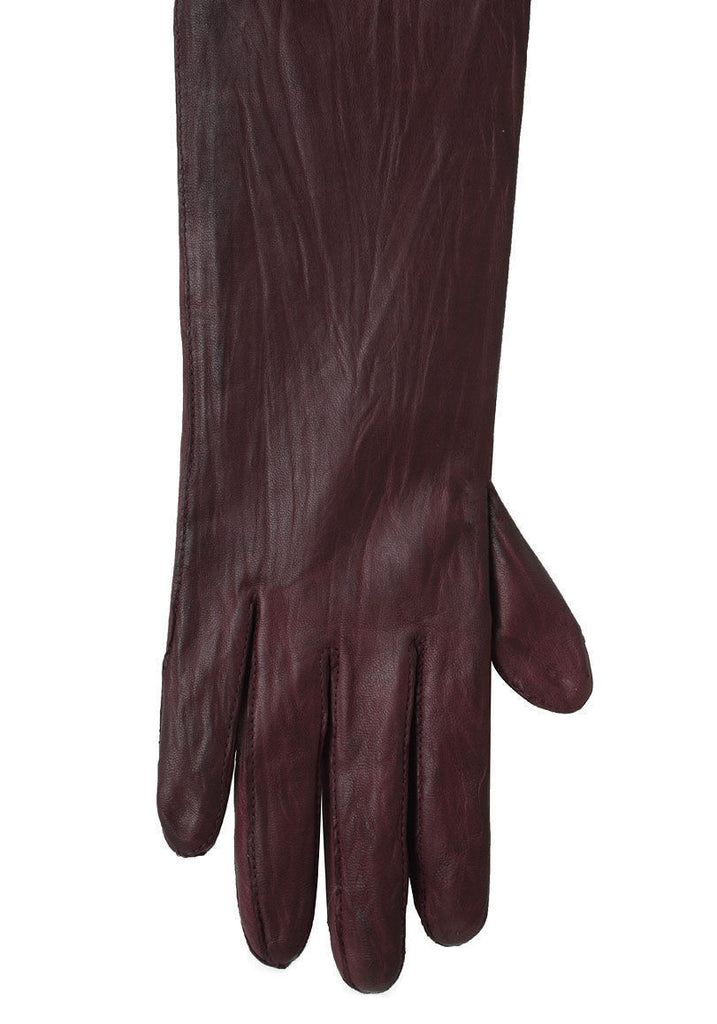 Long Leather Gloves