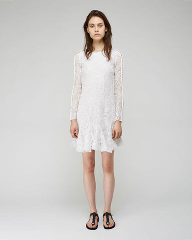 Magda Embroidered Lace Dress