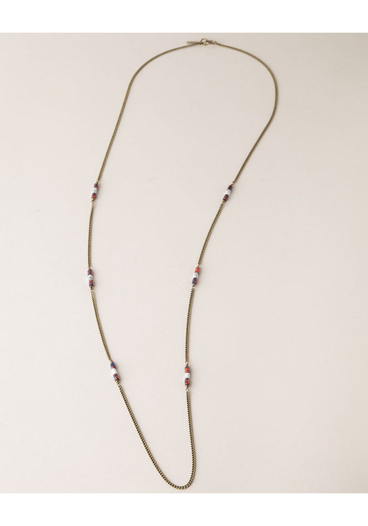 Sally Long Beaded Necklace