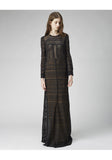 Talma Embroidered Long Dress