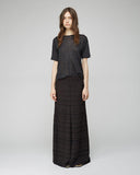 Tory Embroidered Long Skirt