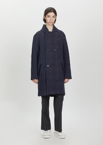 Wool Double Breasted Coat