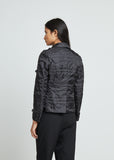 Quilted Garment Washed Blazer